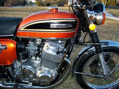 1975 Honda Cb 750 Flake Sunrise Orange Vintage Cb750 4