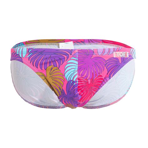 Bikini De Bain Floral Rose Tof Paris Vente Slip De Bain Homme