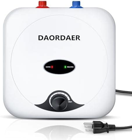 Geesen Electric Hot Water Heater V Small Compact Tank Storage Rv Tr Gallon Trailer