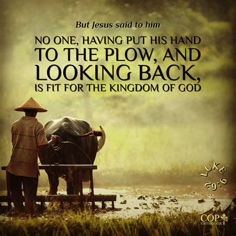 Luke 9:62 | Luke 9, Bible verses, Gospel of luke