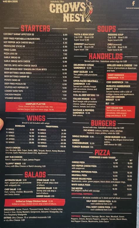 Crows nest kalamazoo menu updates are exciting local foodies 36