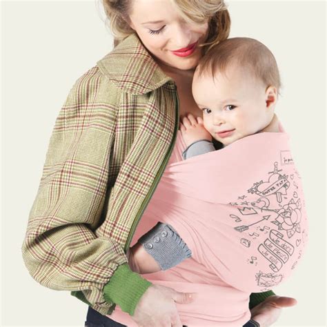 Echarpe De Portage Basic Tattoo Rose Nude Love Radius Echarpe Porte B B