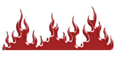 Red Fire Isolated Emboss Flame Element 25063169 Png