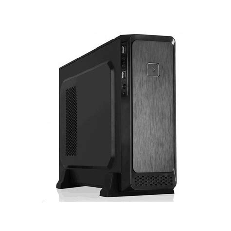 Eurocase MC M08 micro ATX, mATX, bez zdroja, 2x USB2.0, čierna MCM08B ...