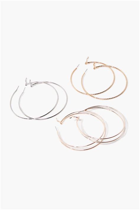 Variety Hoop Earring Set