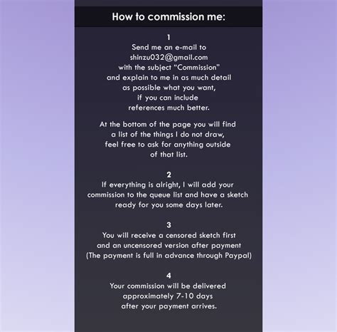 Commissions Info Blog By Shinzu Hentai Foundry