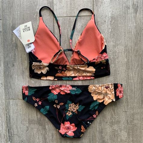 Billabong Swim Billabong Cami Dark Floral Bikini Set Poshmark