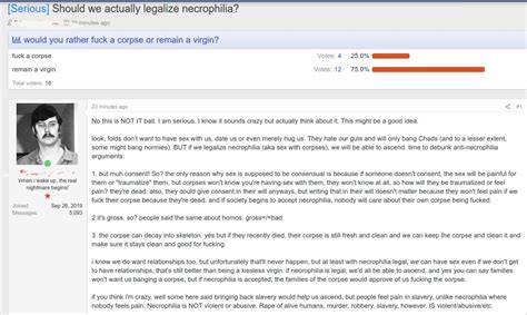 If We Legalize Necrophilia Aka Sex With Corpses We Will Be Able To Ascend Time To Debunk
