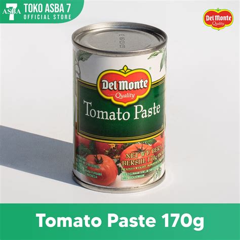 Jual Del Monte Tomato Paste 170g Shopee Indonesia