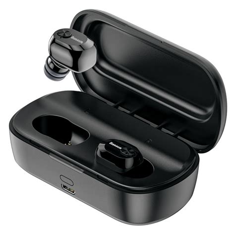 Baseus Encok W01 Bluetooth 5.0 Wireless Earphones (Black)