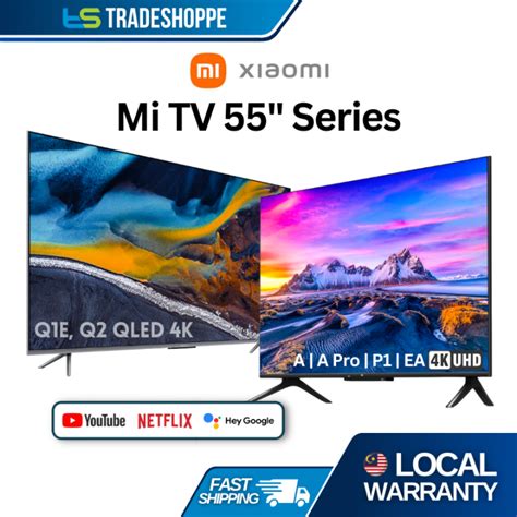 Xiaomi Mi TV Q1E / Q2 QLED 55“ / A Pro 55 / P1 Android TV 4K UHD 2160P ...