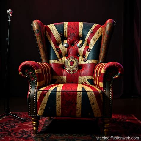Punk Rock Chair Concert Scene Stable Diffusion Online
