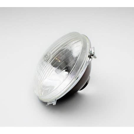 Domed Headlight Lens For Mounting With Original Bulb Socket