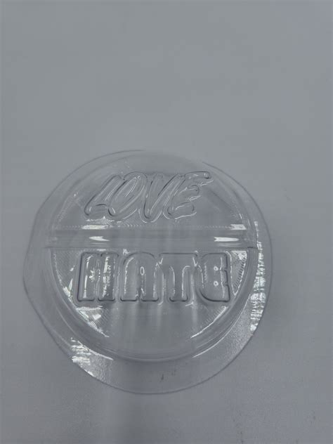 Love - Hate Split Bathbomb Mould - Stansfield's Fragrance Oils Ltd