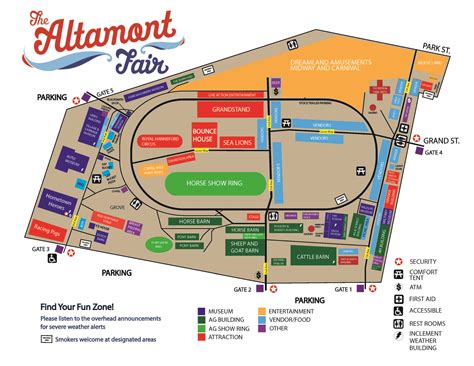 Fairgrounds Map - The Altamont Fair