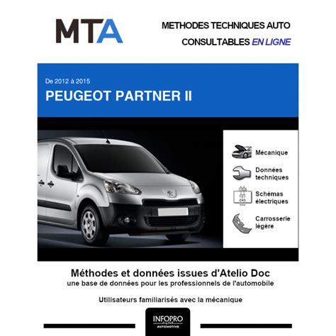 Mta Peugeot Partner Ii Phase Fourgon Portes