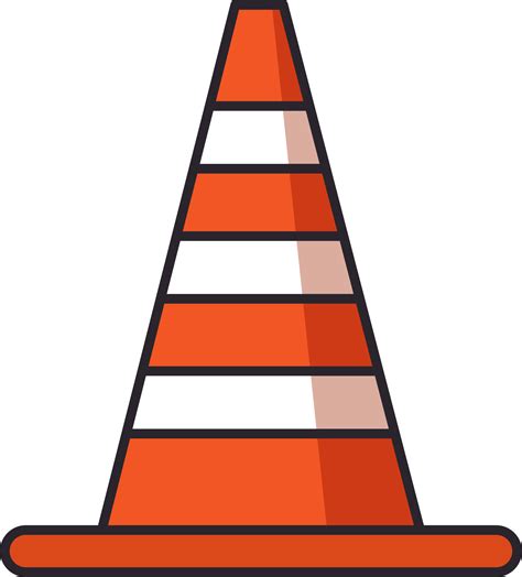 Traffic Cones Sign Icon 12377853 PNG