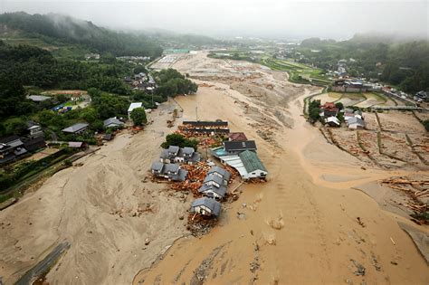 Unprecedented Rainfall Causes Havoc In Southern Japan As Floods And