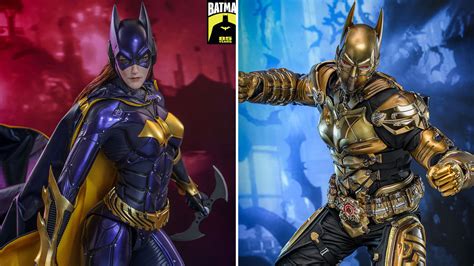 Batman Arkham Knight Hot Toys Batgirl And Batman Beyond Black And Gold Version The Toyark