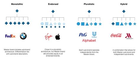 Các Mô Hình Cấu Trúc Thương Hiệu Brand Architecture Tiêu Biểu