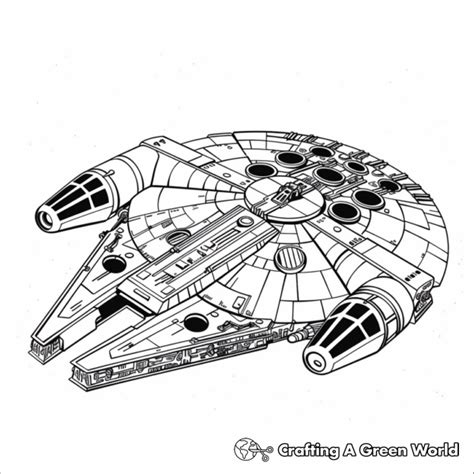 Spaceship Coloring Pages Free And Printable