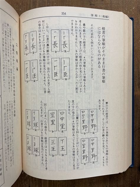 楷行草 筆順・字体字典 箱無 書道具古本買取販売 書道古本屋