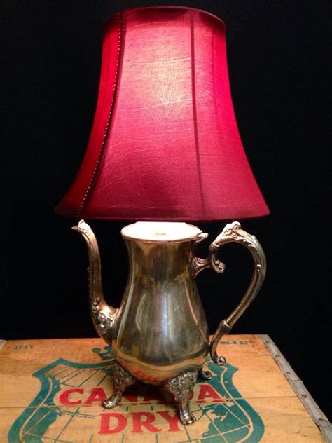 Buy A Handmade Upcycled Vintage Silver Teapot Lamp Made To Order From