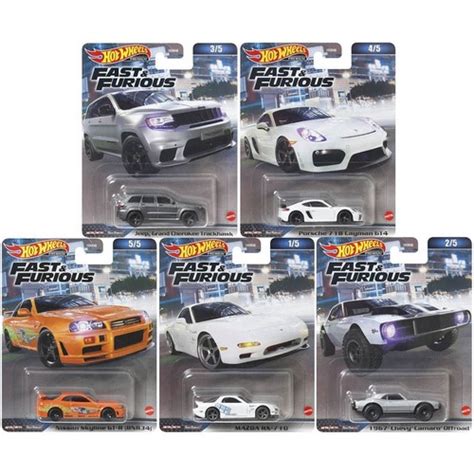 Hot Wheels Premium Velozes E Furiosos Set C 05 Hnw46 Shopee Brasil