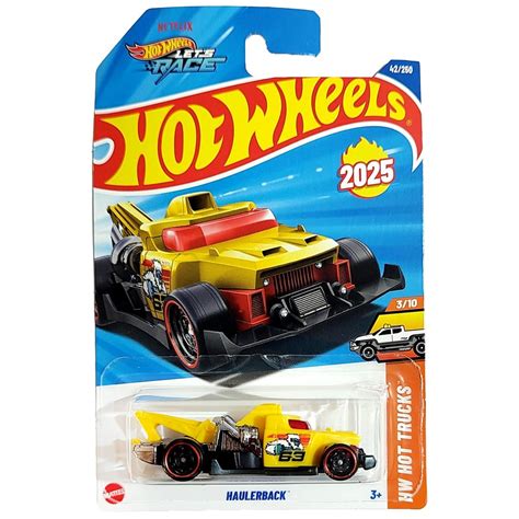 Hot Wheels Básico Mattel Hot Wheels Let s Race HW Hot Trucks Haulerback Lote B 2025 Shopee