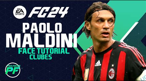 Ea Fc Paolo Maldini Face Pro Clubs Clubes Pro Face Creation Career