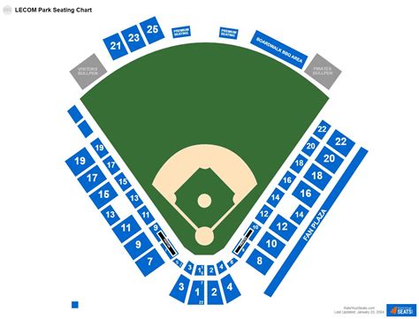 LECOM Park Seating Chart - RateYourSeats.com