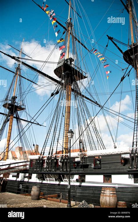 Hms Trincomalee In Hartlepools Maritimes Experience Stock Photo Alamy