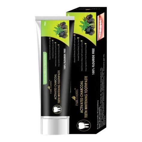 Park Daniel Natural Activated Charcoal Teeth Whitening Toothpaste No