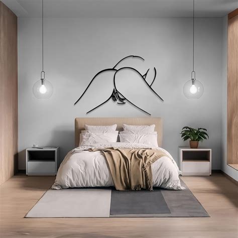 Metal Wall Decor Line Art Naked Woman Art Nude Art Erotic Metal