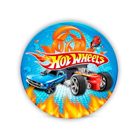 Painel Redondo X Hot Wheels Elo Produtos Especiais