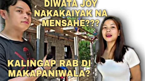 DIWATA JOY MAIYAK KA SA KANYANG MENSAHE BAKIT KAYA PARA KANINO AT