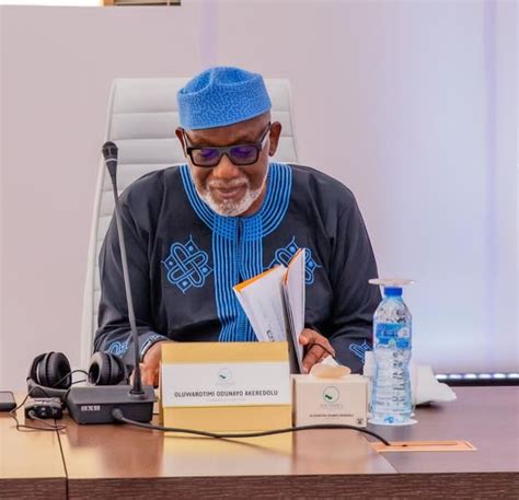 President Tinubu Speaks On The Passing Of Ondo State Governor Akeredolu