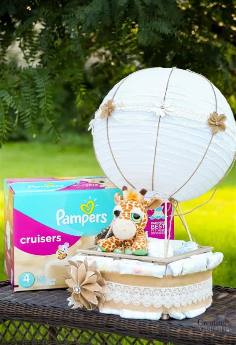 Hot Air Balloon Nappy Cake Idea Btownbengal
