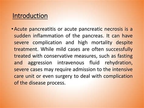 Acute Pancreatitis Ppt