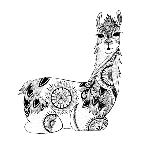 Llama Coloring Pages 100 Printable Coloring Pages