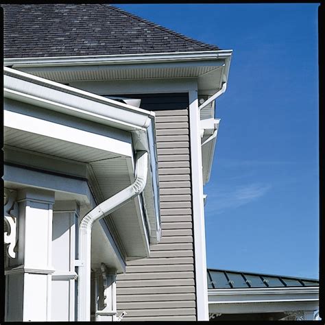 Amerimax 5 In X 75 In White K Style Gutter Inside Corner In The