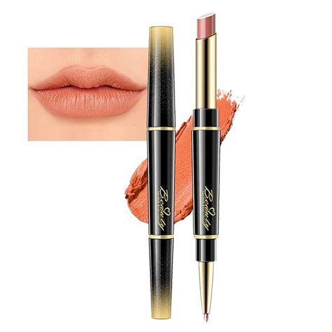 Amazon Nude Lip Liner And Lipstick Set Double Ended Matte Lip Liner And Lipstick Non