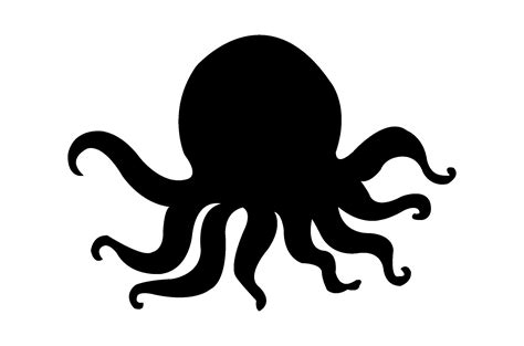 Octopus Silhouette Art Design Graphic by Trendy CraftSVG · Creative Fabrica