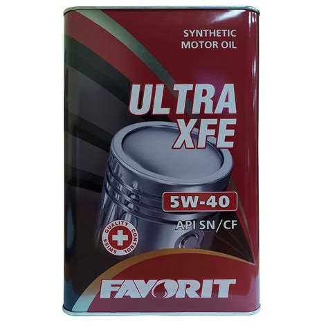Favorit Ultra XFE SAE 5W-40 API SN/CF | FAVORIT - Manufacturer. Motor ...