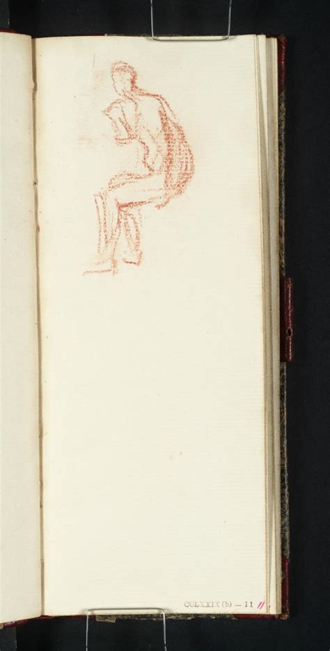 Joseph Mallord William Turner Seated Nude J M W Turner Sketchbooks Drawings And
