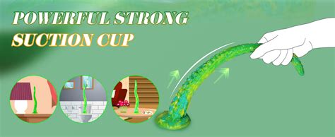 Amazon Long Tentacle Dildo Sex Toys 22 Luminous Huge Monster Dildo With Suction Cup