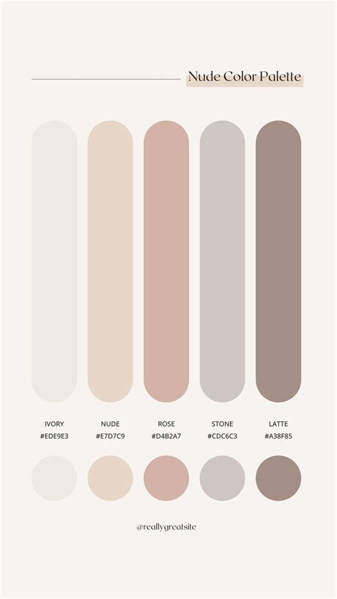 Nude Color Palette Instagram Story Templates By Canva Paletas De Colores Neutros Paletas De