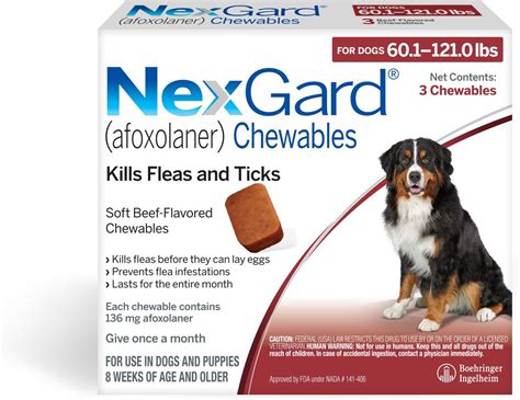 Nexgard Chewables Flea & Tick Medicine