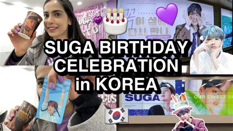 🇰🇷bts Suga Birthday Celebration In Korea Permission To Dance Concert🥳