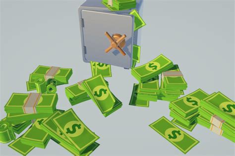 Stylized Currency Dollars 3d Props Unity Asset Store